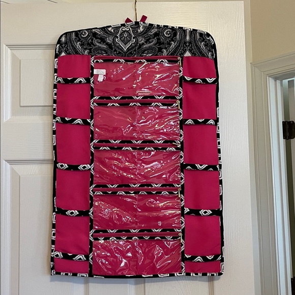 Pink Hanging Jewelry Organizer - Picture 2 of 4